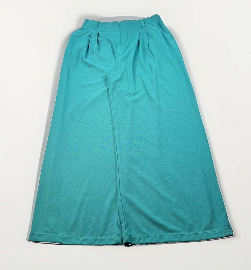 Halara Flex High Waisted Pocket Wide Leg Waffle Work Pants Green Size Large